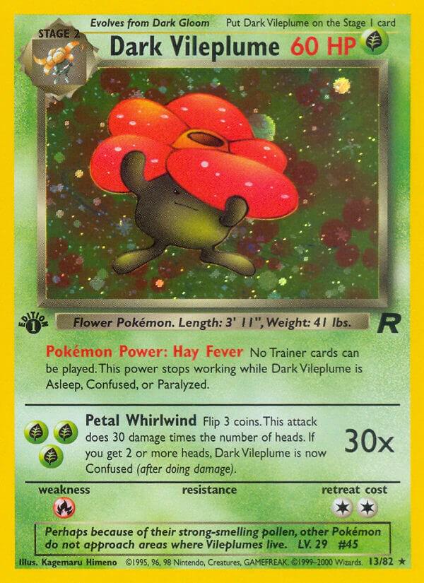 Dark Vileplume [1st Edition] #13 Pokemon Team Rocket