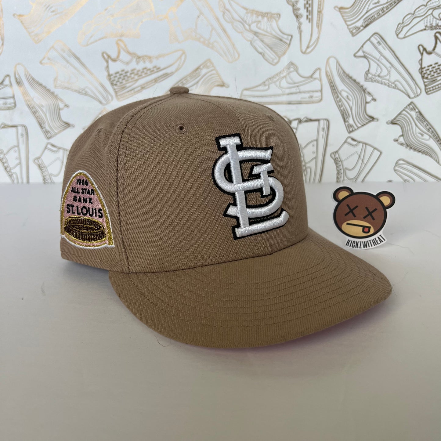 New Era St Louis Fitted All Star Desert Camels 1966 USED