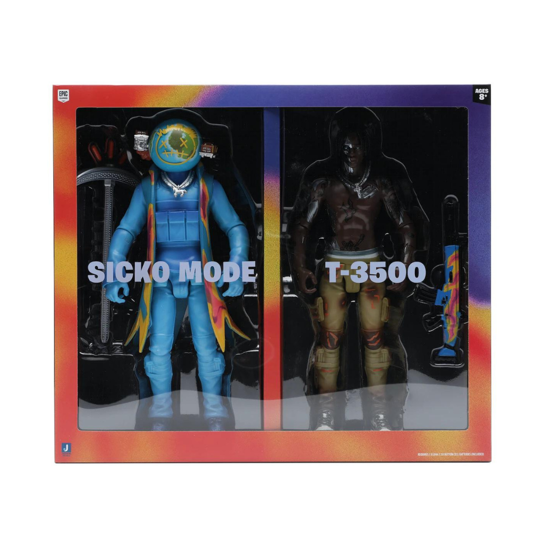 Travis Scott Cactus Jack x Fortnite 12" Action Figure Duo Set